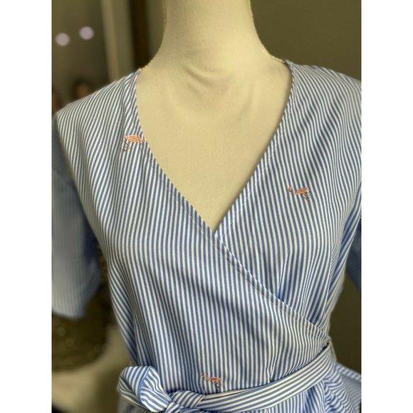 Romeo & Juliet Couture Flamingo Wrap Dress Small - Picture 5 of 11